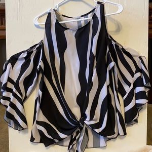 Black and white Blouse